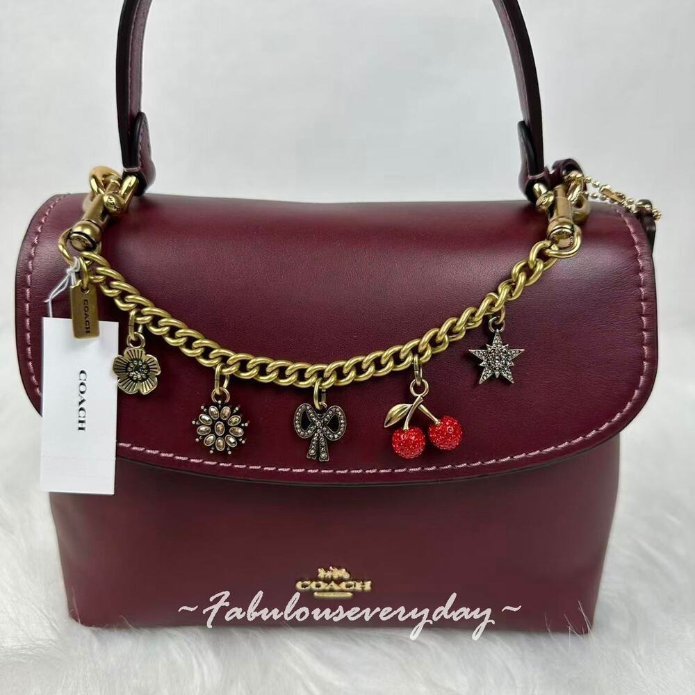 Coach Crystal Motif Chain Bag Charm CCX41 NWT